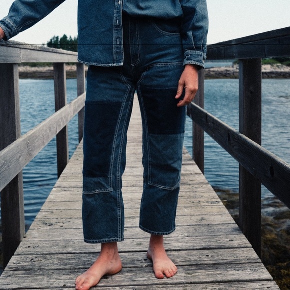 Rudy Jude Denim - Sold // Rudy Jude Adult Patchwork Denim Utilities